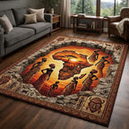 Spirit Land area rug in a living room