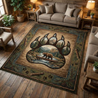 Spirit Paw area rug in a living room