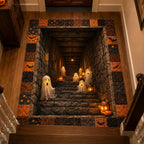 Spirit Stairway area rug in a living room