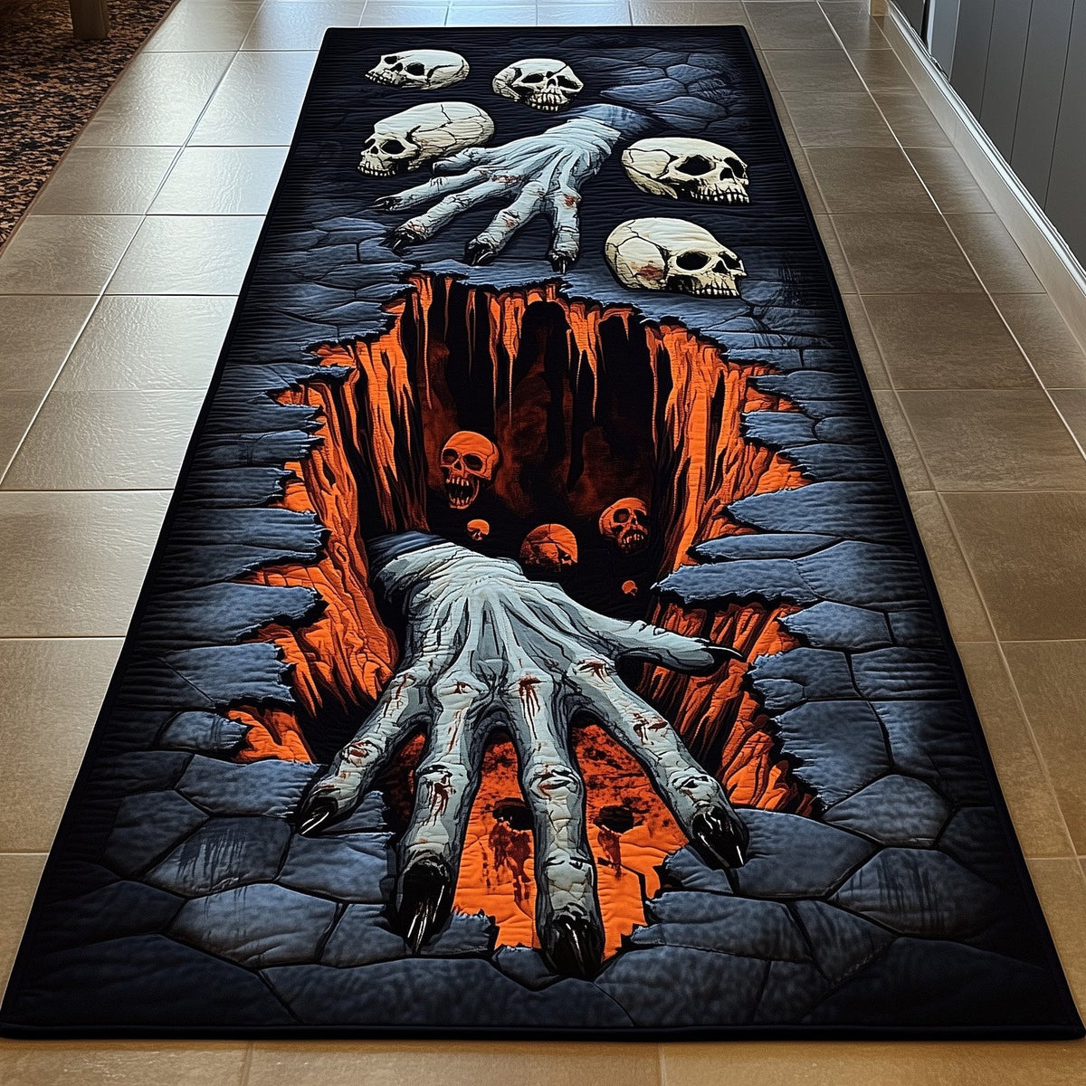 Spirits from Below Runner Rug - Nature Design | Serene Runner Rug