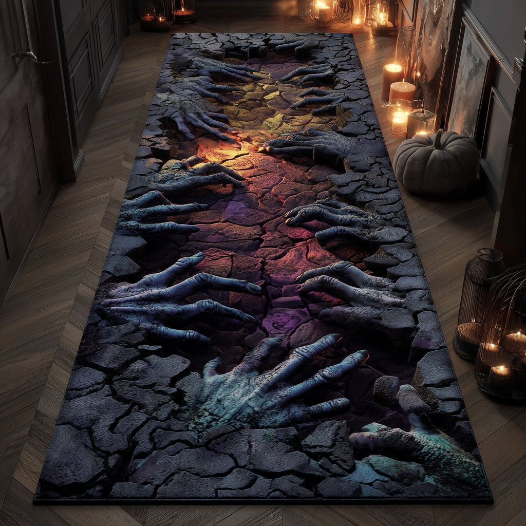 Spirits from Below Runner Rug - Nature Design | Serene Runner Rug
