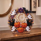 Spooky Pearl Glow wooden block, laser-cut 3-layer wood