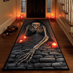 Spooky Skeleton Runner Rug - Nature Design | Serene Runner Rug