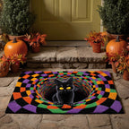 Spooky Spiral Doormat - Seasonal Holiday Design | Printed Welcome Doormat