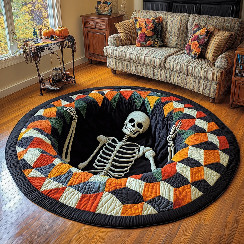 Spooky Vibes Round Mat Rug - Nature Design | Serene Home Decor