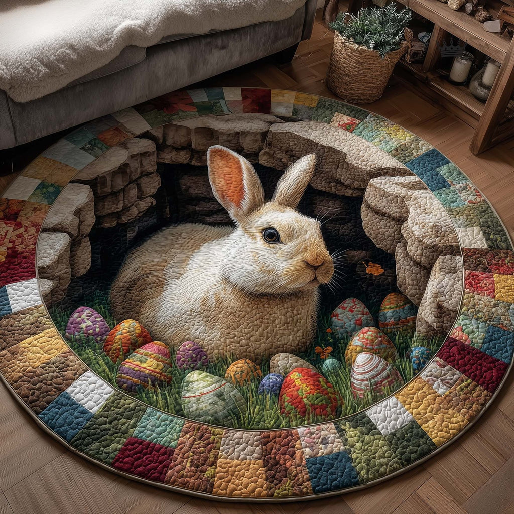 Spring Blessing Round Mat Rug - Nature Design | Serene Home Decor
