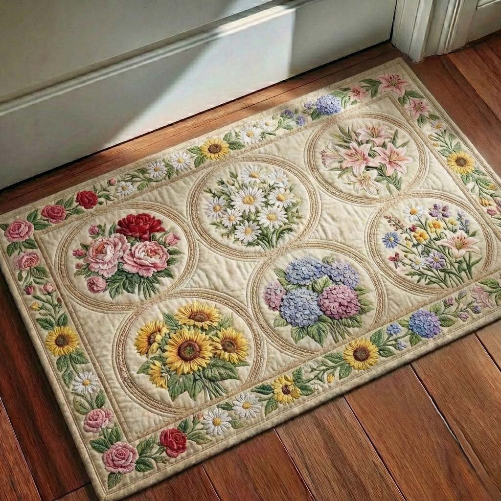 Spring Bloom Doormat - Nature Design | Printed Welcome Doormat