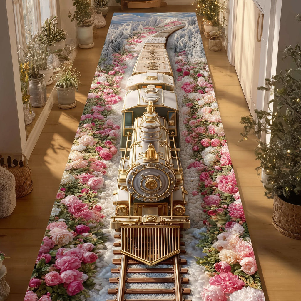 Springtime Express Runner Rug - Nature Design | Serene Runner Rug
