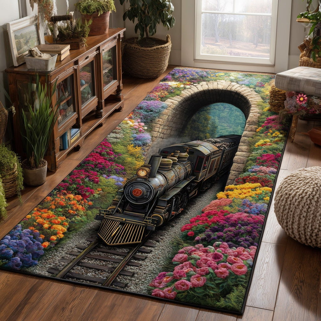 Springtime Express Runner Rug - Nature Design | Serene Runner Rug