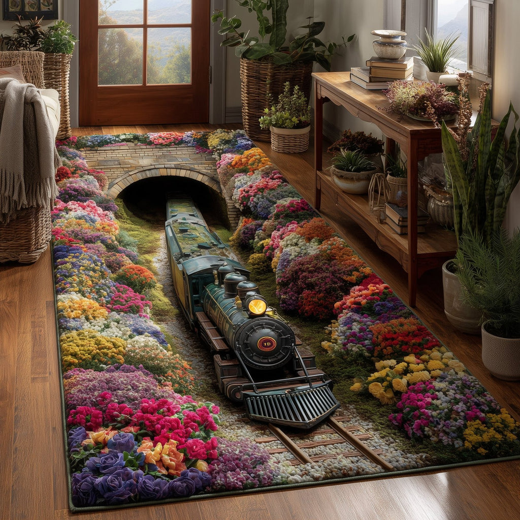 Springtime Express Runner Rug - Nature Design | Serene Runner Rug