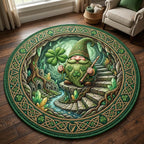 St. Patrick's Day Round Mat Rug - Nature Design | Serene Home Decor