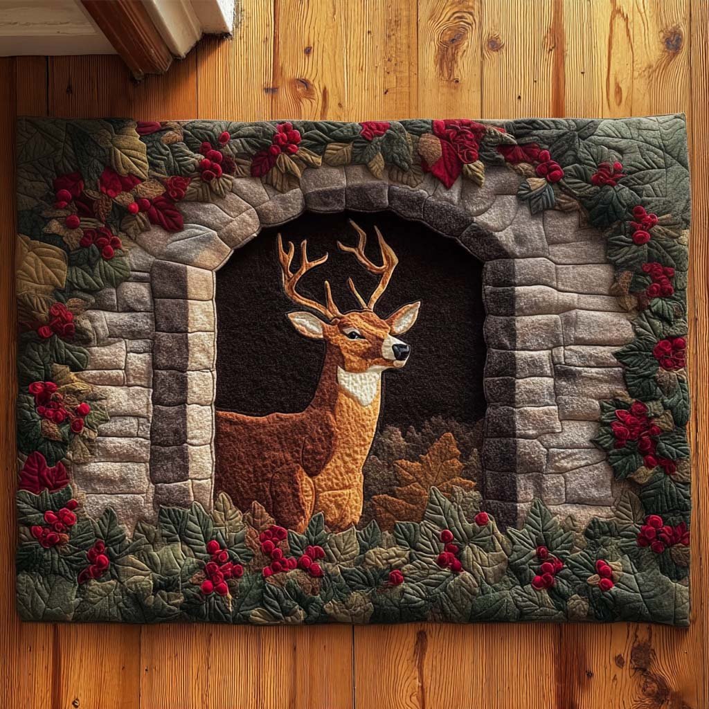 Stag Archway Doormat - Nature Design | Printed Welcome Doormat