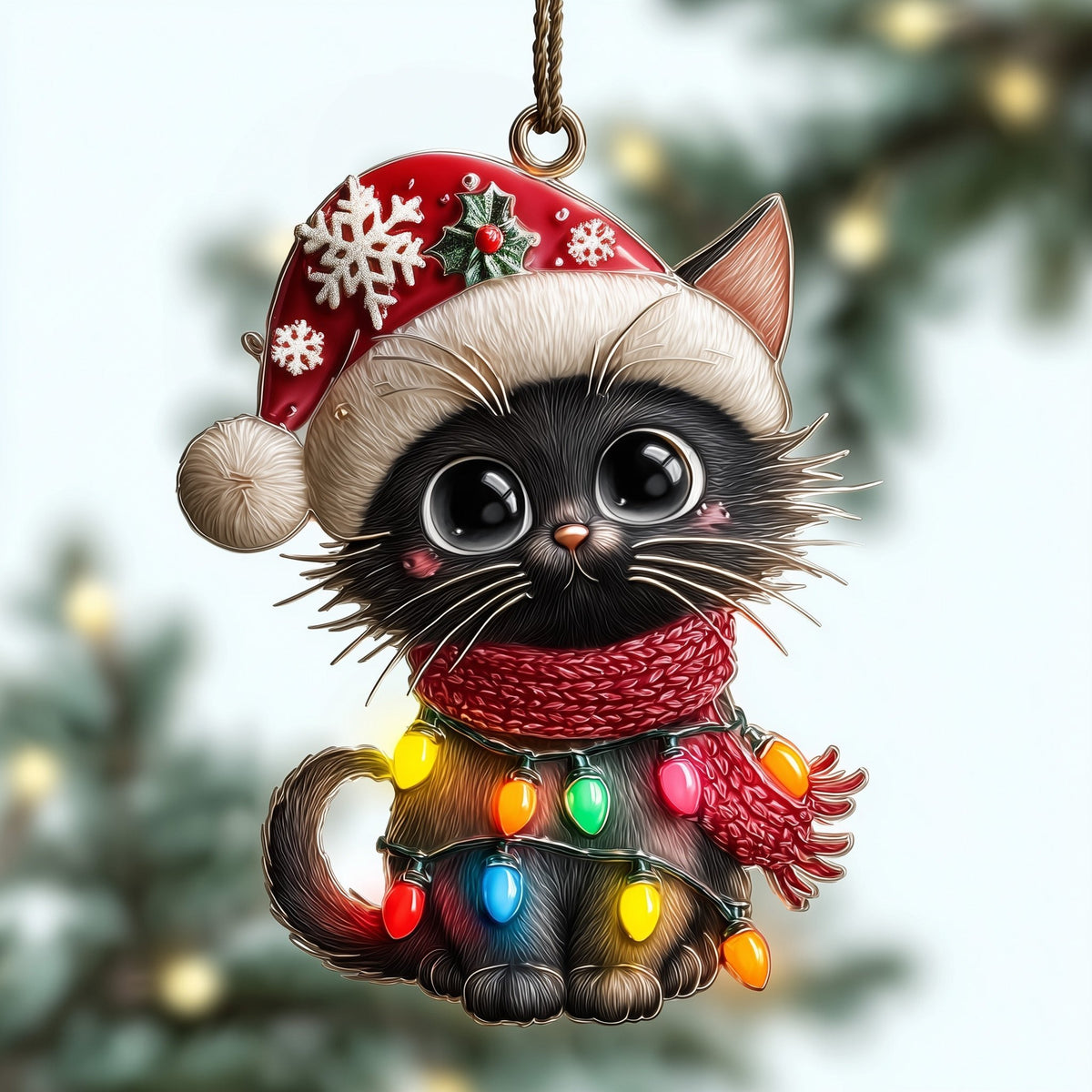Starlight Paws Christmas Ornament