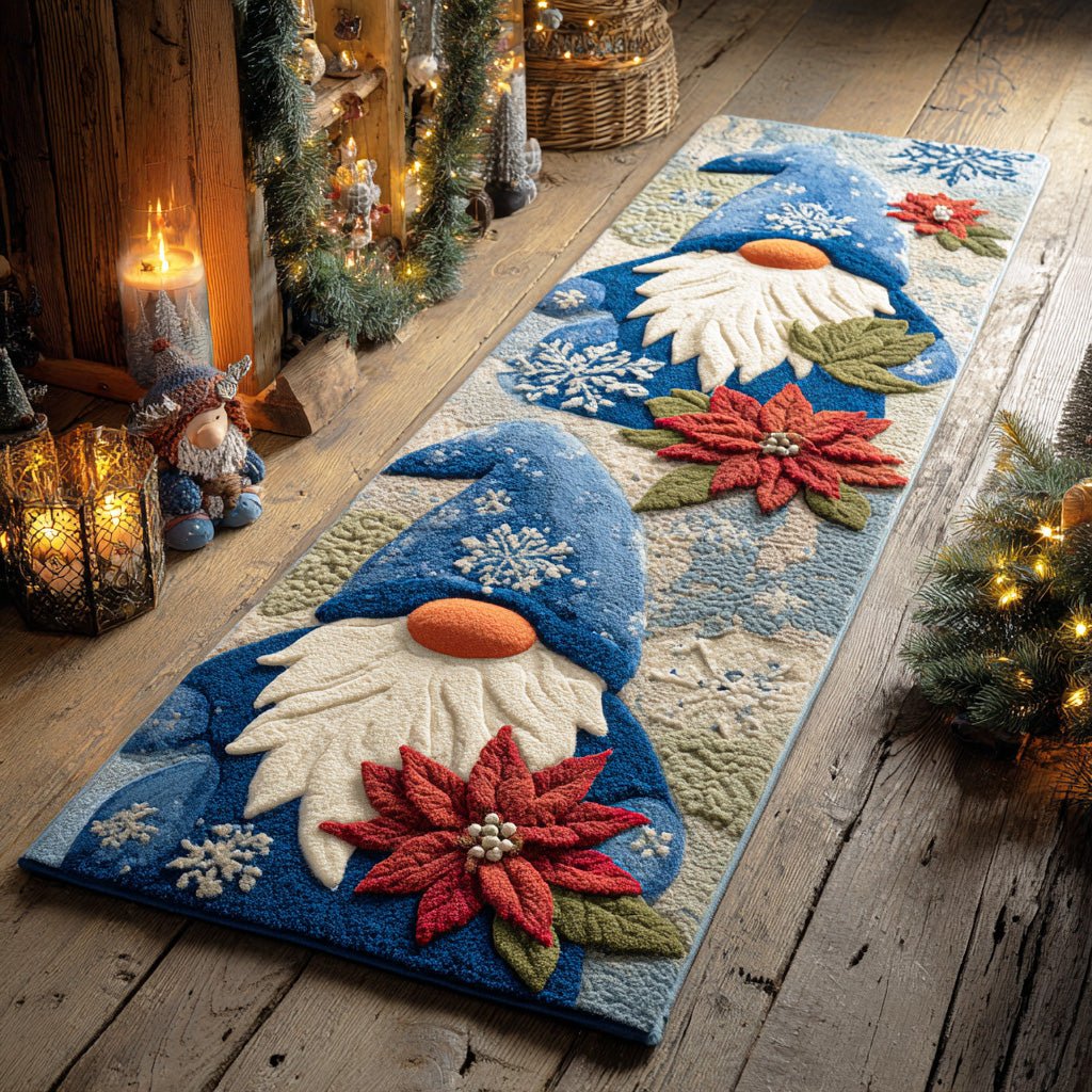 Starlight Gnome Trail Runner Carpet Runner Rug - Cute Pet Design | Animal Printed Runner Rug