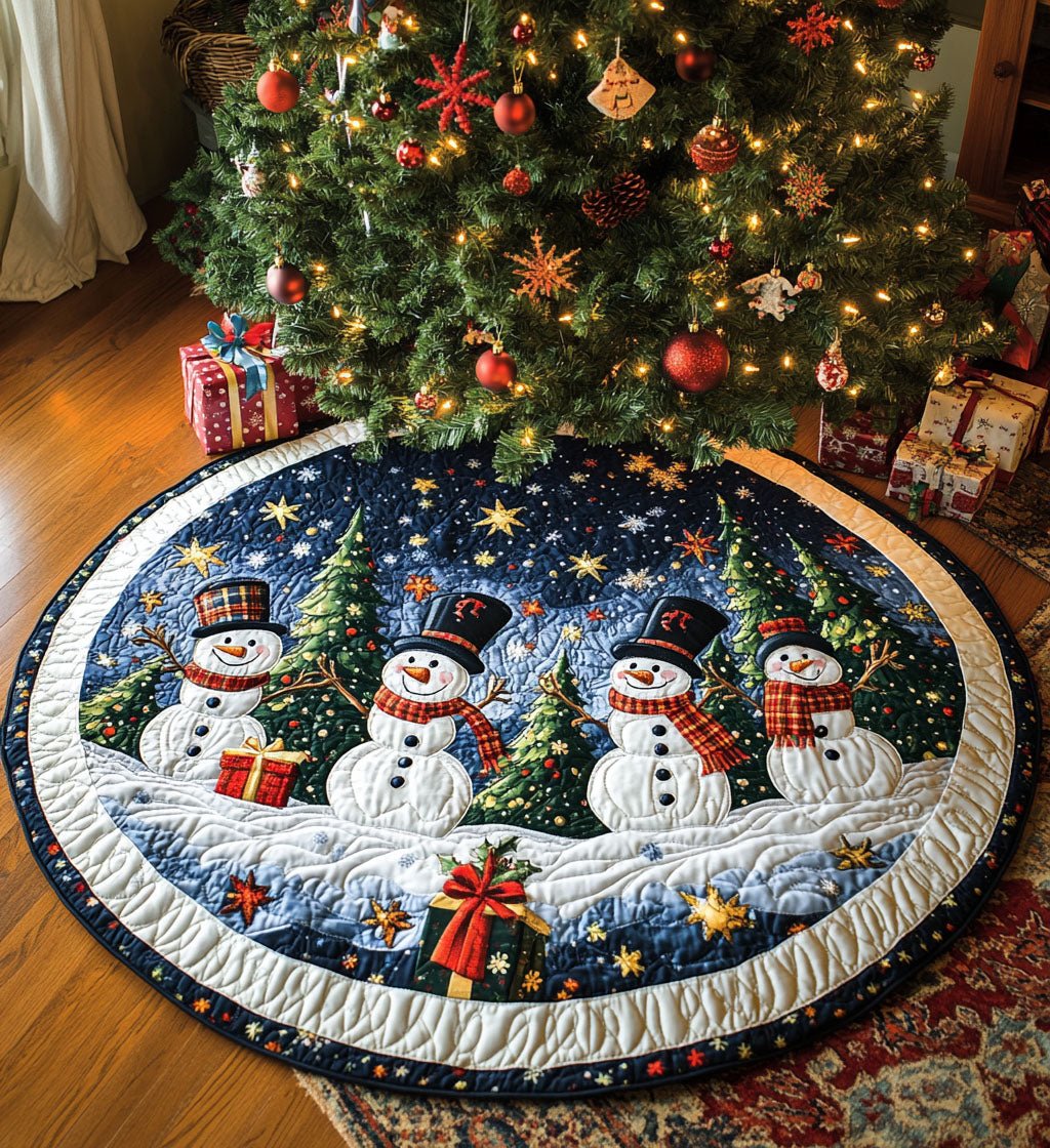Starlight Stitch Round Mat Rug - washable non-slip printed rug