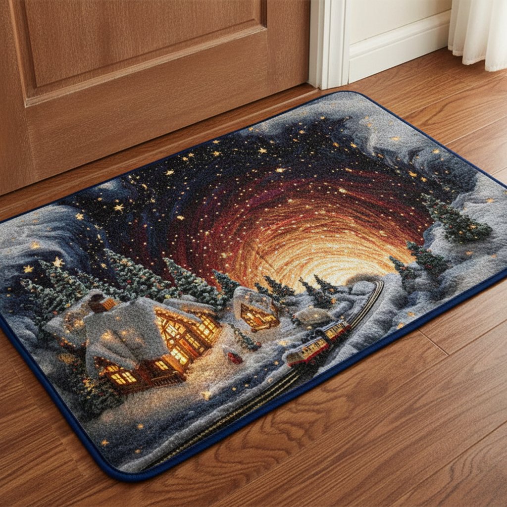 Starry Cabin Doormat - Nature Design | Printed Welcome Doormat