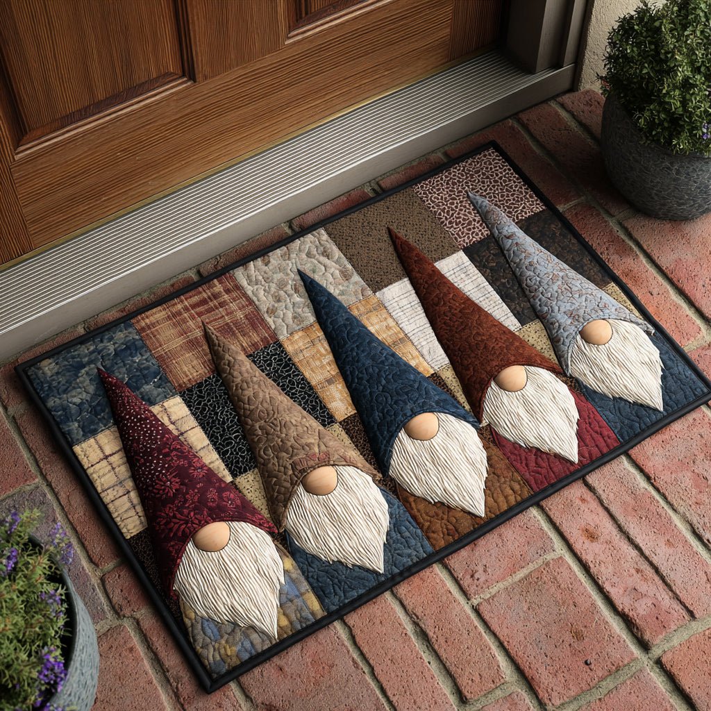 Starry Christmas Gnome Doormat - Faith Inspired Design | Printed Welcome Doormat