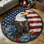 Stars Ascend Round Mat Rug - washable non-slip printed rug