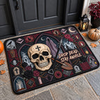 Stay Awhile Doormat - Nature Design | Printed Welcome Doormat - washable non-slip printed rug