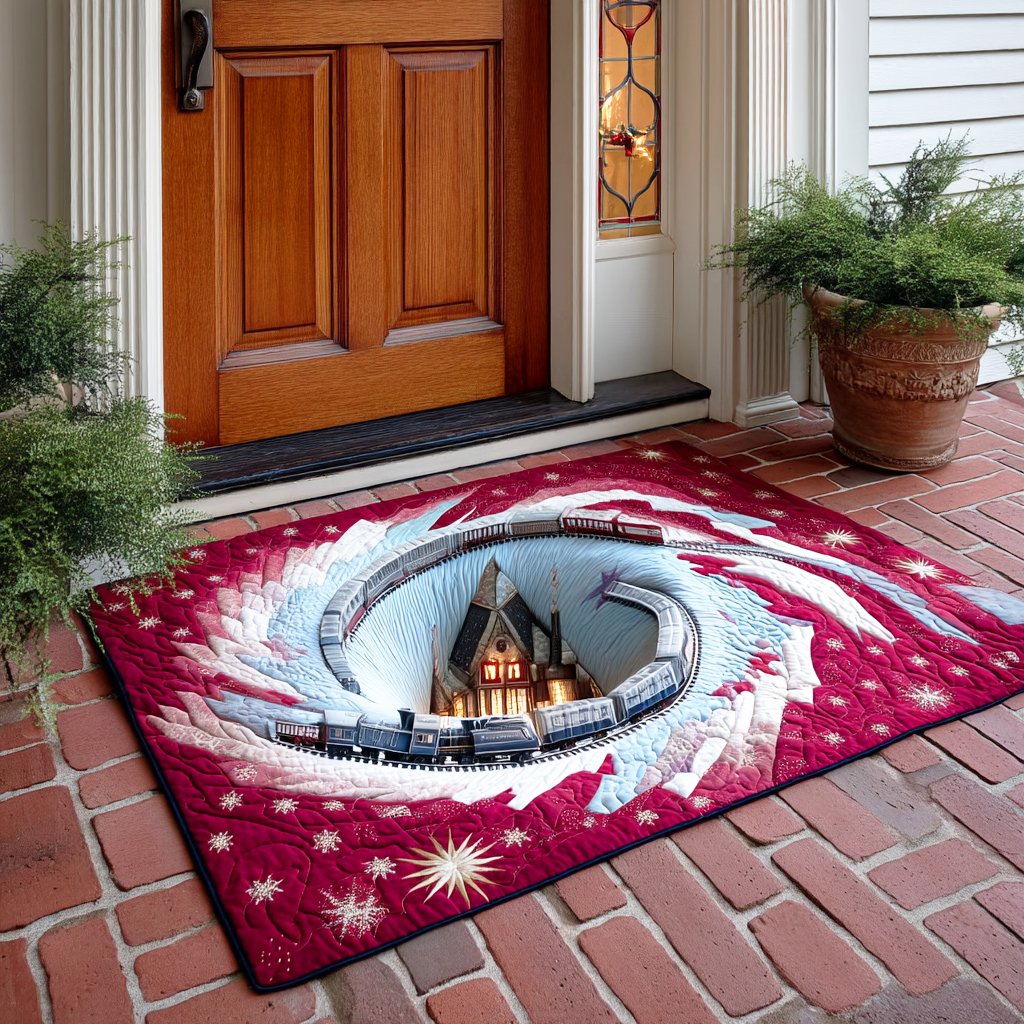 Steam Holiday Ride Doormat - Nature Design | Printed Welcome Doormat