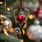 Stethoscope Dreams Christmas Ornament