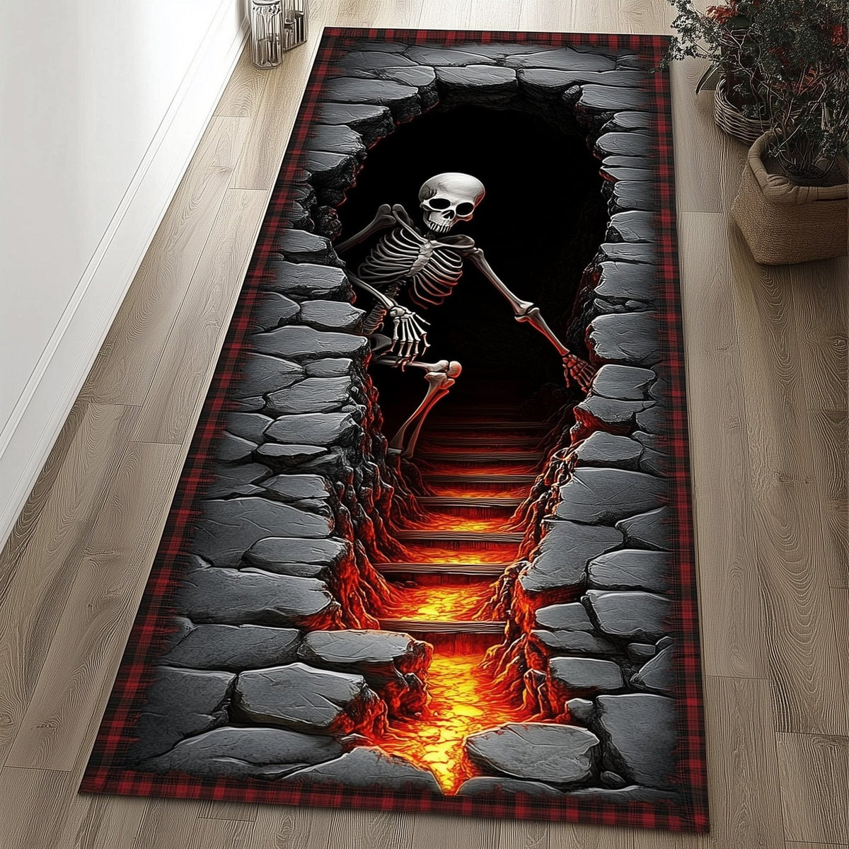Stone Lava Runner Rug - Nature Design | Serene Runner Rug