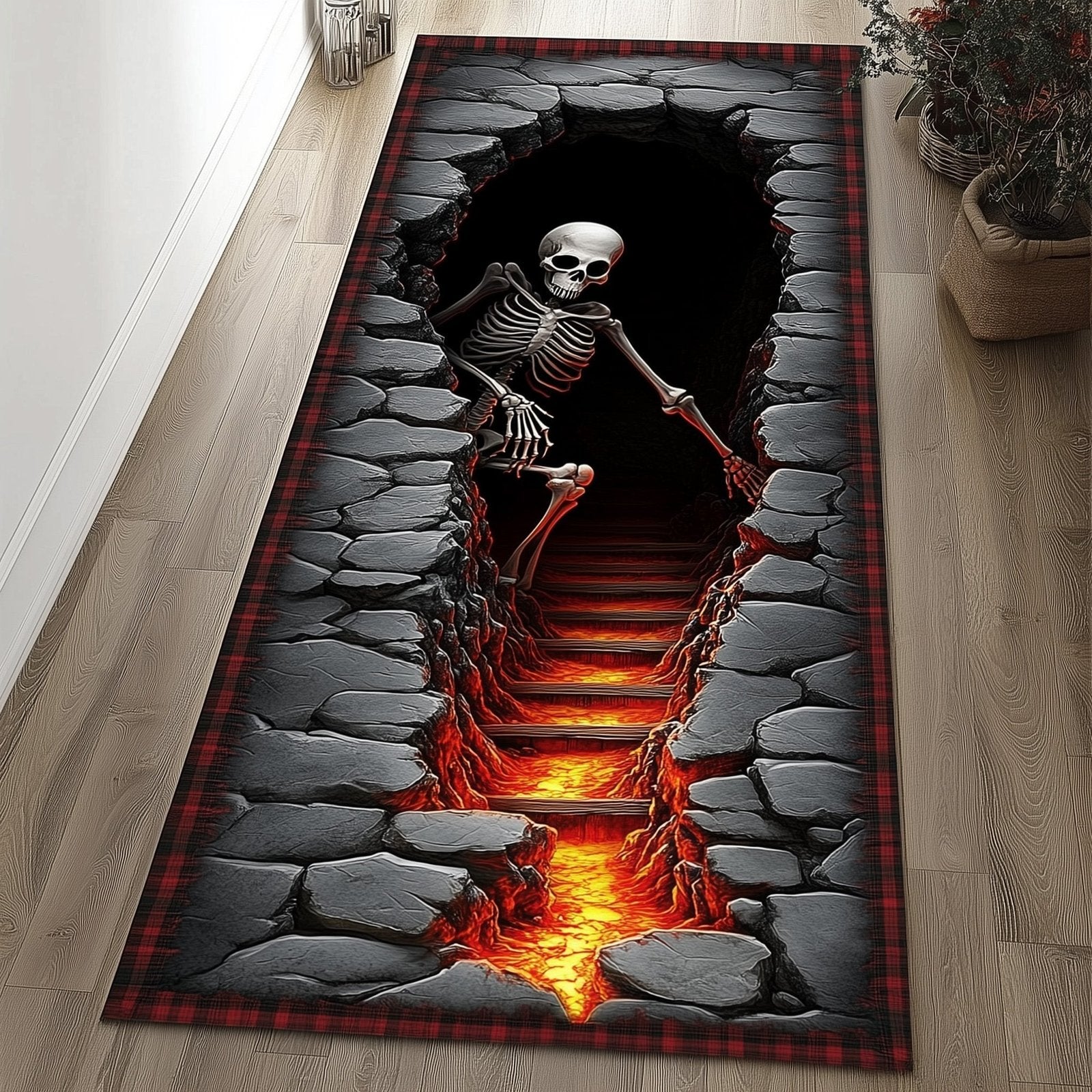Stone Lava Runner Rug - Nature Design | Serene Runner Rug