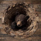 Stone Well Bear Round Mat Rug - washable non-slip printed rug