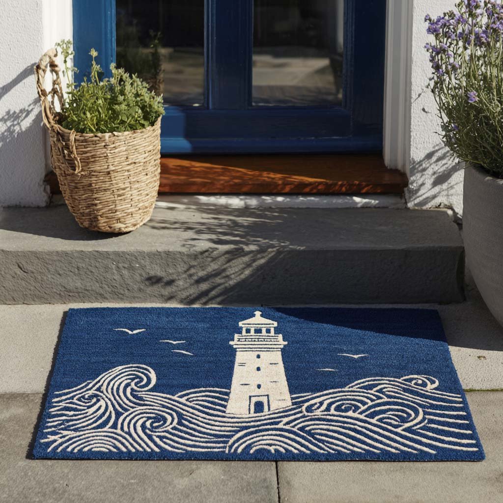 Storm Lantern Doormat - Nature Design | Printed Welcome Doormat