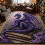 Stormclaw area rug in a living room