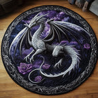 Stormscale Round Mat Rug - washable non-slip printed rug