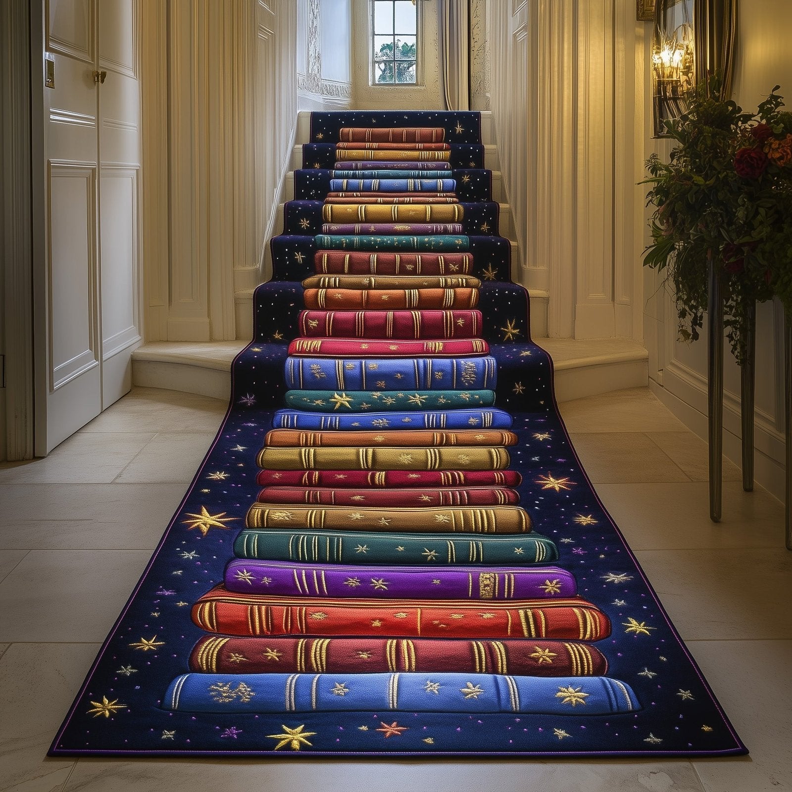 Storybook Steps Runner Rug - Nature Design | Serene Runner Rug