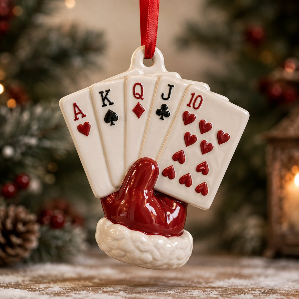 Straight Hand Christmas Ornament