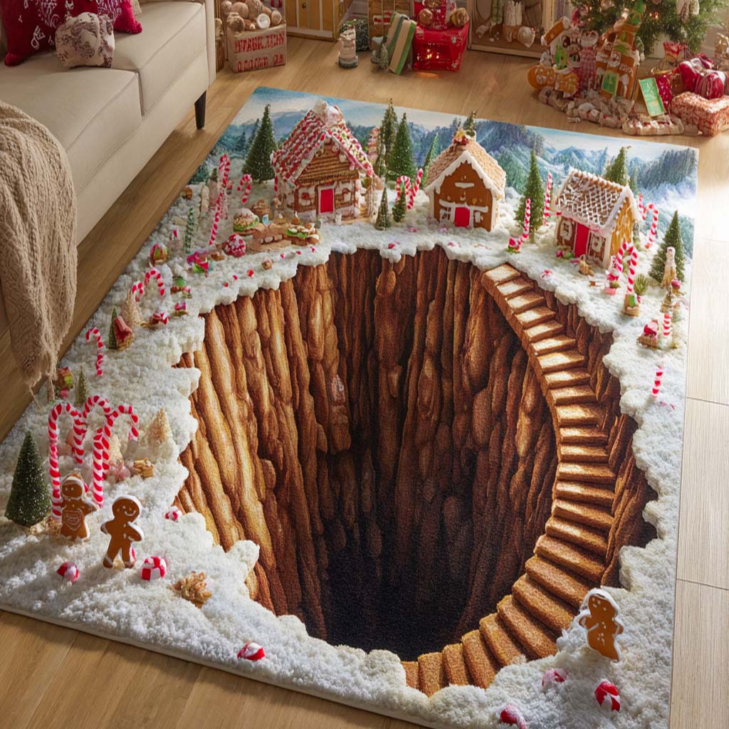 Sugar Hill Chalet area rug in a living room