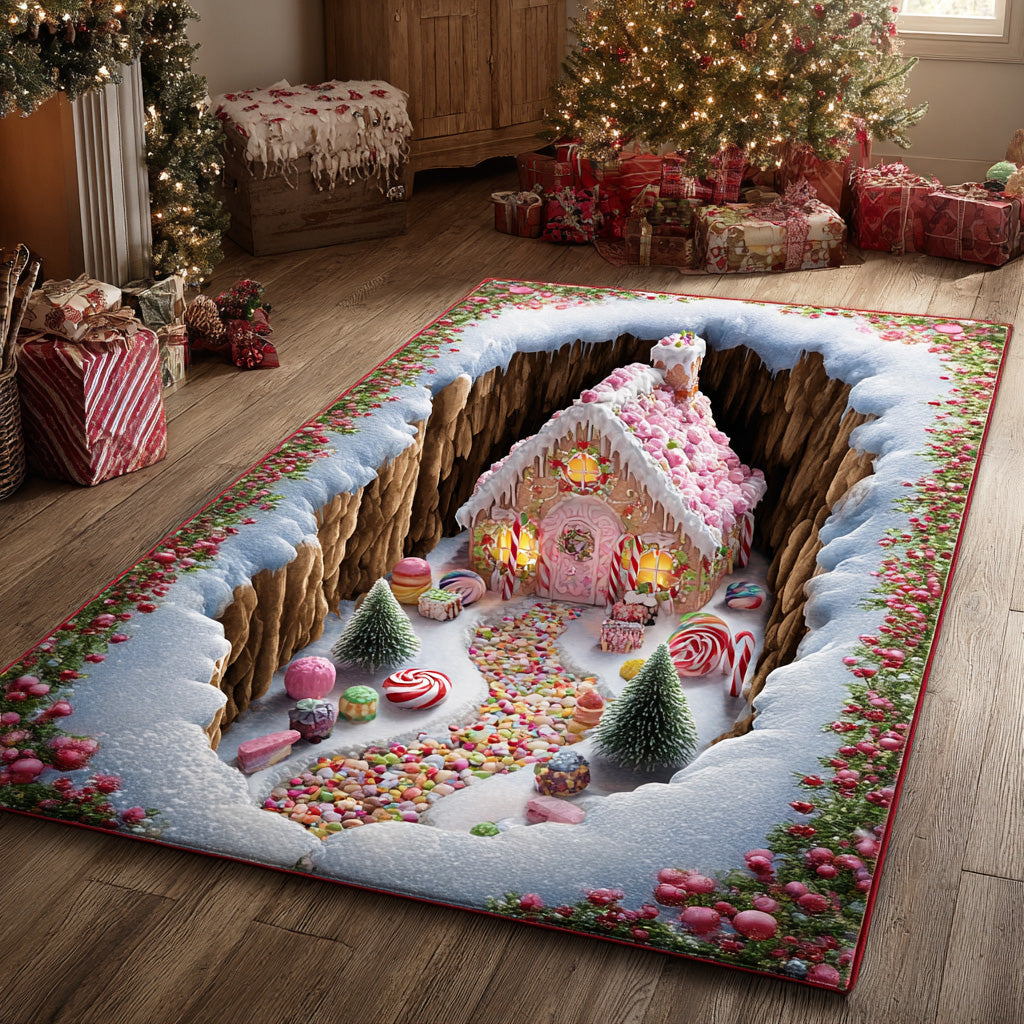 Sugar Meadow area rug in a living room