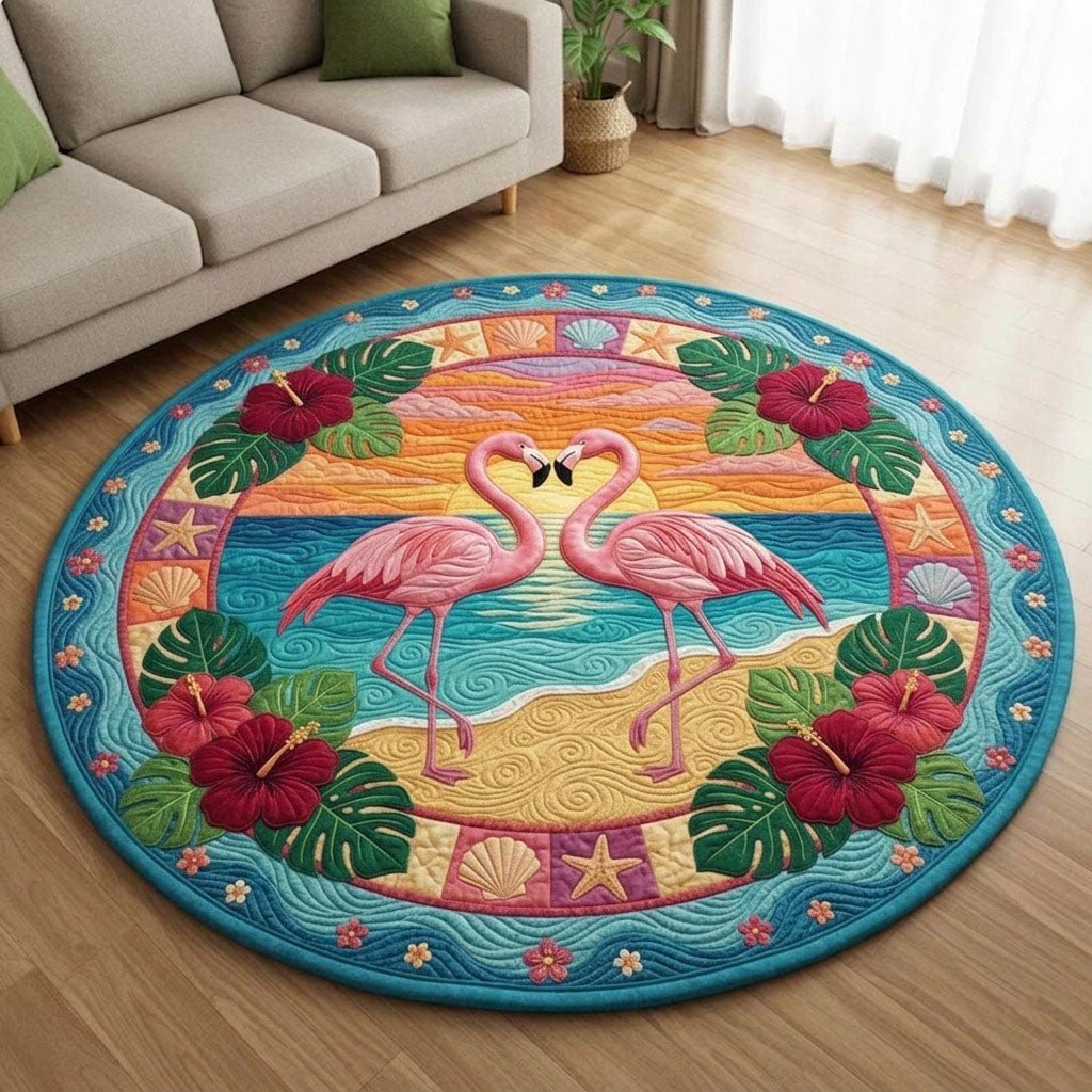 Summer Escape Round Mat Rug - Nature Design | Serene Home Decor