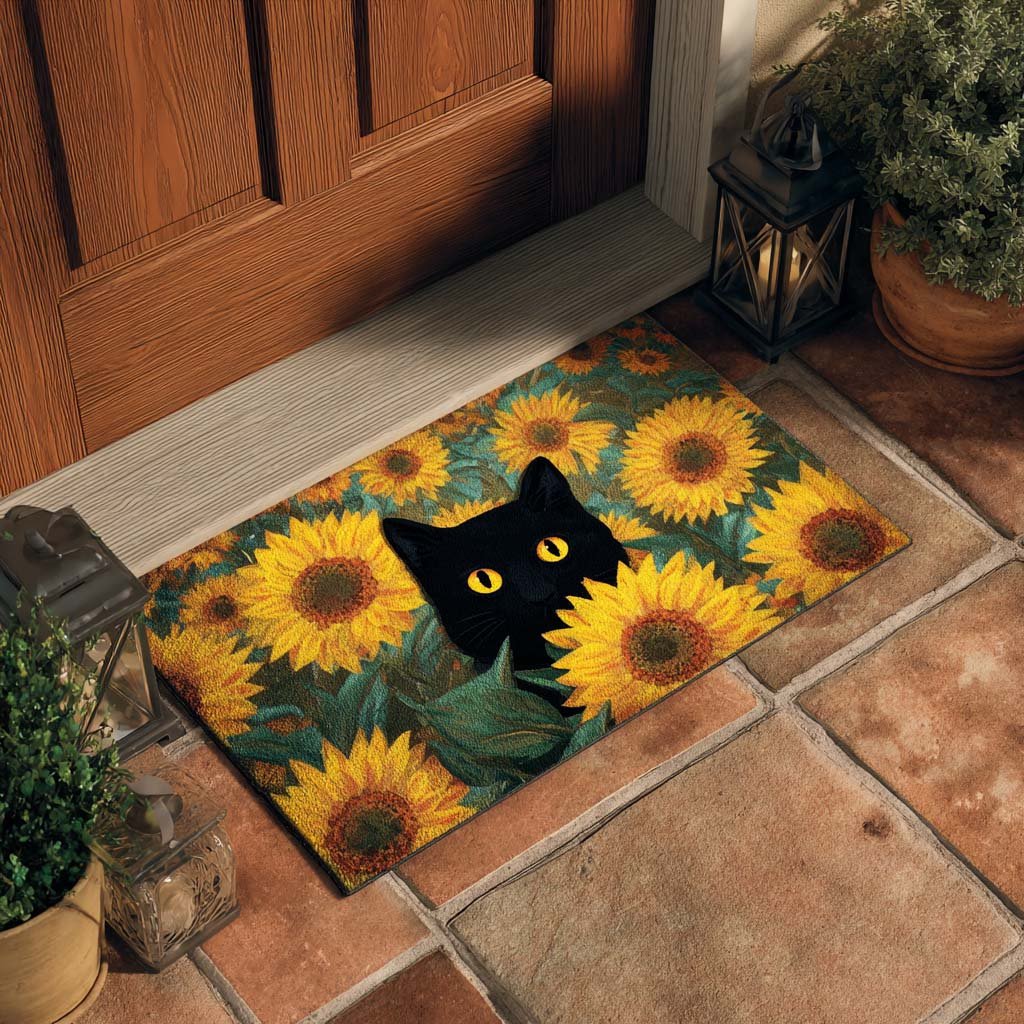 Sunflower Bae Doormat - Nature Design | Printed Welcome Doormat