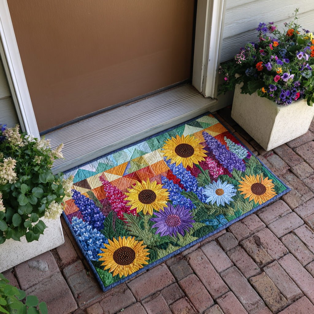 Sunflower Charm Doormat - Nature Design | Printed Welcome Doormat