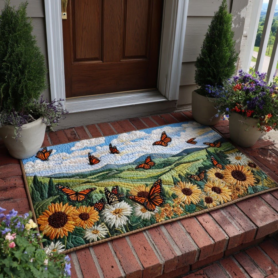 Sunflower Garden Doormat - Nature Design | Printed Welcome Doormat