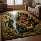 Sunflower Valley area rug in a living room