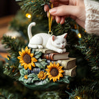 Sunlit Whiskers Christmas Ornament
