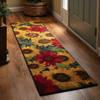 Sunny Bloom Runner Carpet Runner Rug - Cute Pet Design | Animal Printed Runner Rug