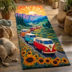 Sunny Trip Runner Carpet Runner Rug - Cute Pet Design | Animal Printed Runner Rug