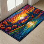 Sunrise Forest Doormat - Nature Design | Printed Welcome Doormat