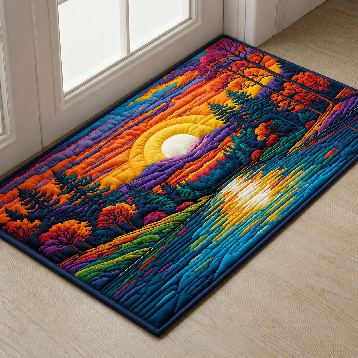Sunrise Forest Doormat - Nature Design | Printed Welcome Doormat