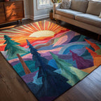 Sunrise Hills area rug in a living room