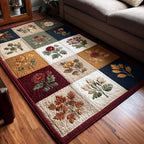 Sunrise Meadow area rug in a living room