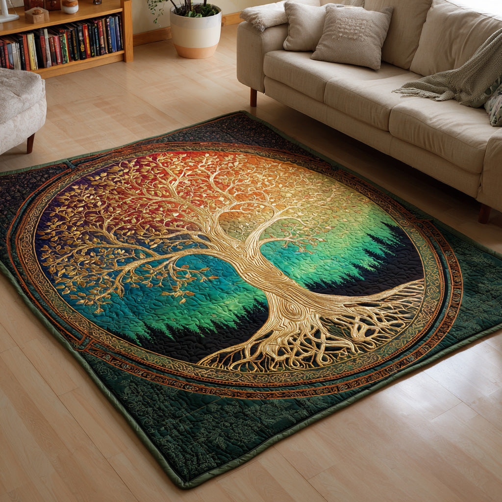 Sunset Grove area rug in a living room