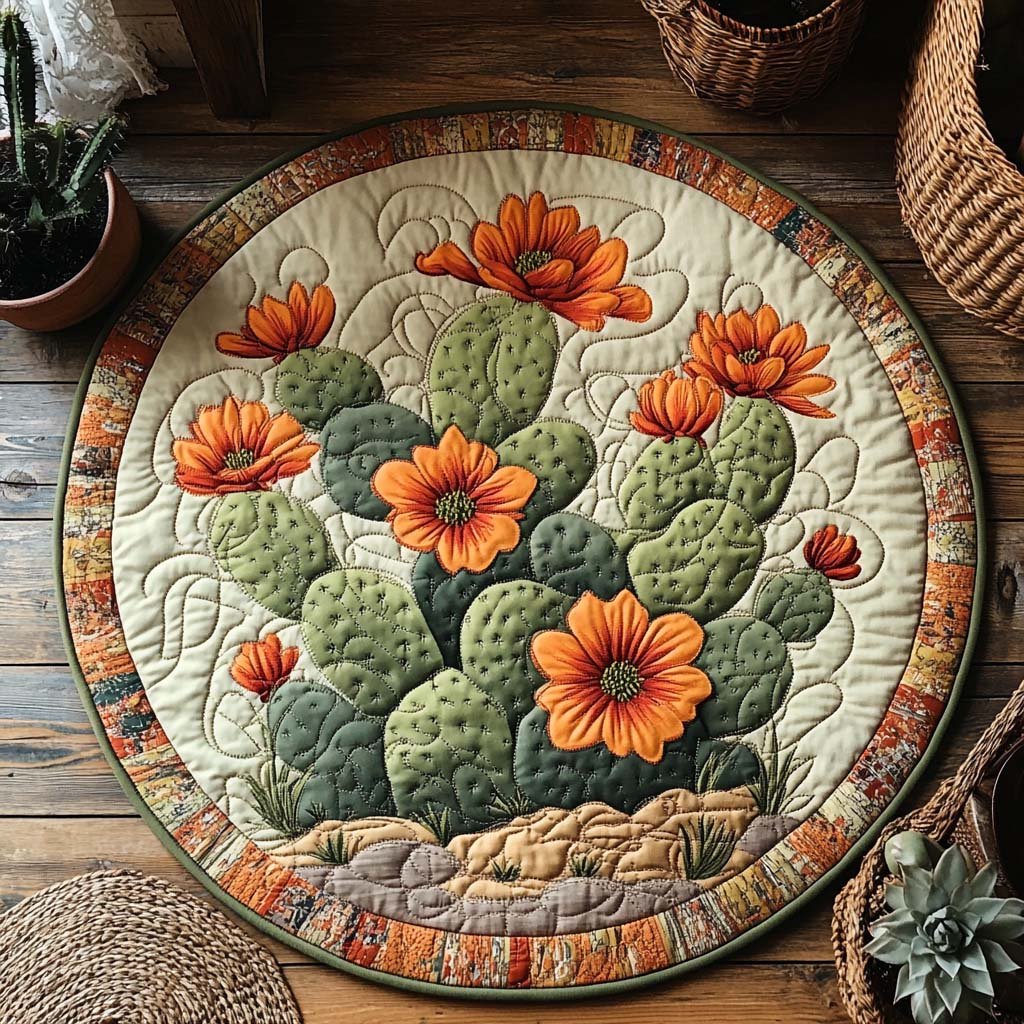 Sunset Mesa Round Mat Rug - Nature Design | Serene Home Decor