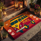 Sunset Peace Van Doormat - Nature Design | Printed Welcome Doormat